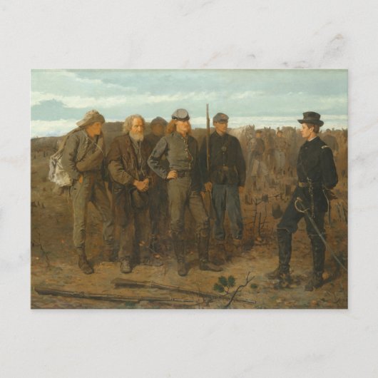 Gevangenen van Front Briefkaart (Voorkant)