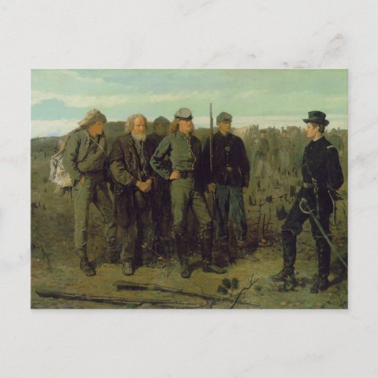 Gevangenen van het front briefkaart (Voorkant)