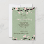 Gevangenen van Love Bridal Shower Uitnodiging (Achterkant)