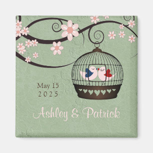 Gevangenen van Love Wedding Magnet