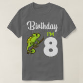 Gevangenis 8 jaar oude hagedis Kinder meisjes T-shirt (Design voorkant)