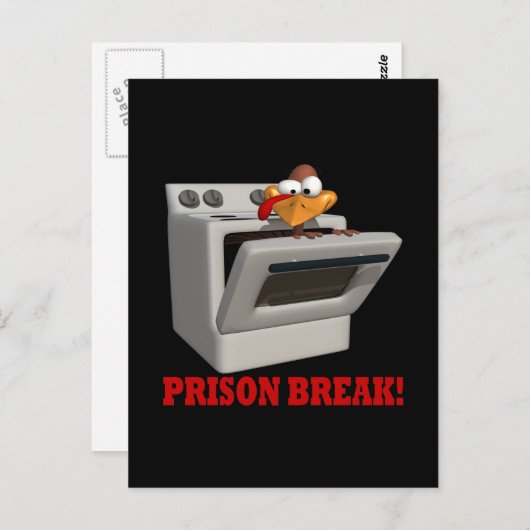 Gevangenis Break Briefkaart (Voorkant / Achterkant)