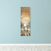 Gevangenis - Einde van een reis Canvas Afdruk (Insitu (Houten vloer))