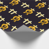 Gevangenis en godsdienst als concept cadeaupapier (Hoek)