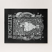 Gevangenis en REFUGE citaat van Nietzsche Legpuzzel (Horizontaal)