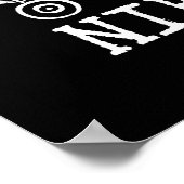 Gevangenis en REFUGE citaat van Nietzsche Poster (Hoek)