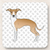 Gevangenis en witte Italiaanse dolfijnen met poten Bier Onderzetter (Voorkant)