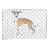 Gevangenis en witte Italiaanse dolfijnen met poten Kussensloop (Voorkant-Rechts)