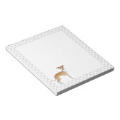 Gevangenis en witte Italiaanse dolfijnen met poten Notitieblok (Schuin)