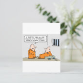 gevangenis illegale daad briefkaart (Staand voorkant)