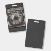 gevangenis in eigen land badge (Front & Back)