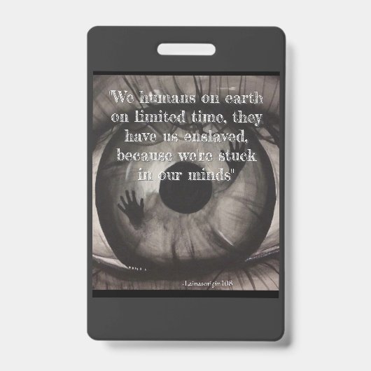 gevangenis in eigen land badge (Front)