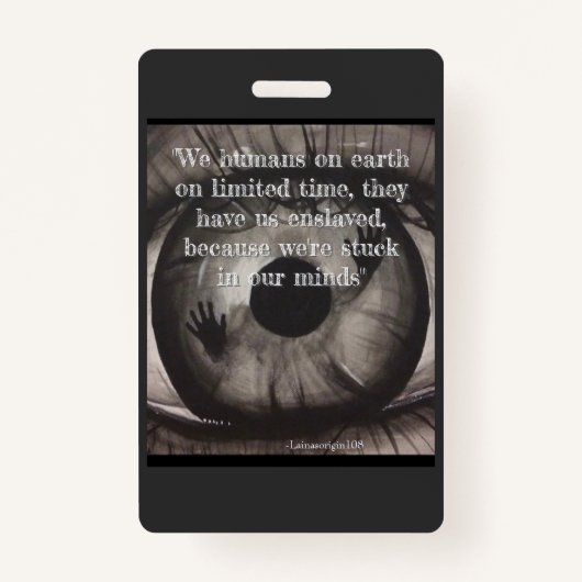 gevangenis in eigen land badge (Voorkant)