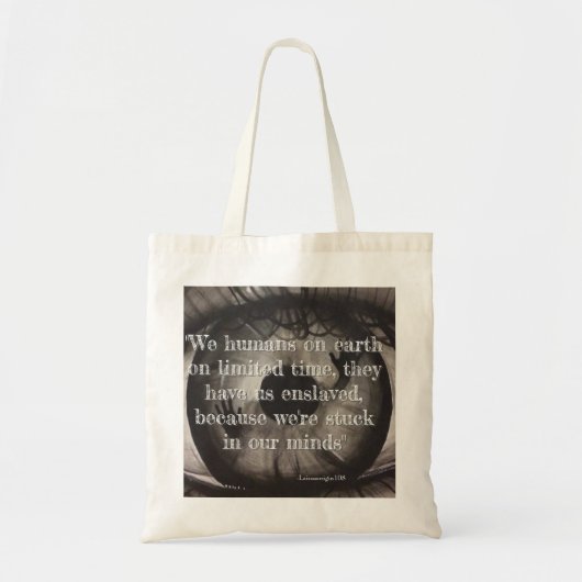 gevangenis in eigen land tote bag (Voorkant)