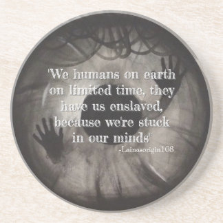 gevangenis in eigen land zandsteen onderzetter