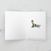 Gevangenis Jailbird Feestdagen Kaart (Binnen)