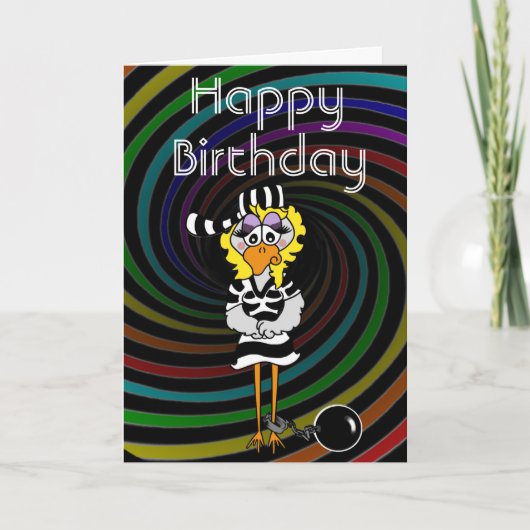 Gevangenis Jailbird Kaart (Voorkant)