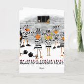 Gevangenis Jailbird Kaart (Achterkant)