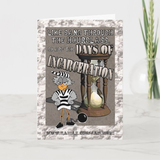 Gevangenis Jailbird Kaart (Voorkant)