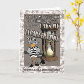 Gevangenis Jailbird Kaart (Gele Bloem)