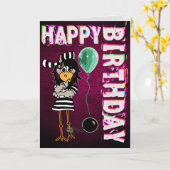 Gevangenis Jailbird Kaart (Gele Bloem)