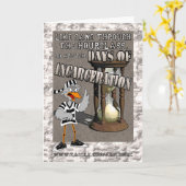 Gevangenis Jailbird Kaart (Gele Bloem)