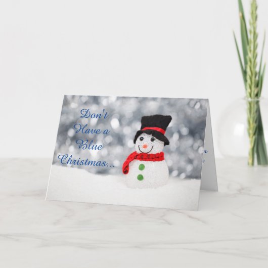 Gevangenis Kaarten - Blue Christmas (Voorkant)