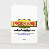 Gevangenis Kaarten - Gevangeniszuigen (Achterkant)