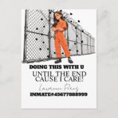 Gevangenis kaarten lange afstand het doen van tijd (Voorkant)