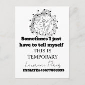 Gevangenis Kaarten Lange Afstand Schattig (Voorkant)