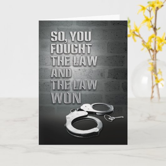 Gevangenis Kaarten - Law Won (Gele Bloem)