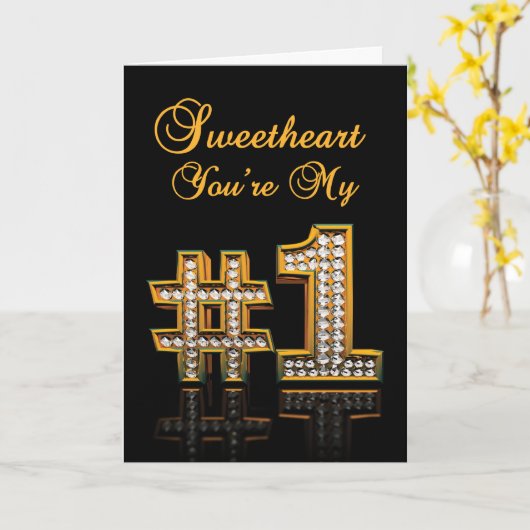 Gevangenis Kaarten - Nummer 1 Liefde (Gele Bloem)