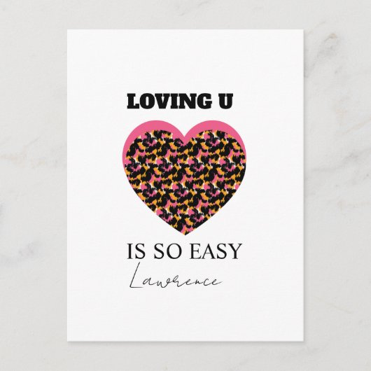 Gevangenis Lange Afstand Schattig Hart Liefde Briefkaart (Voorkant)