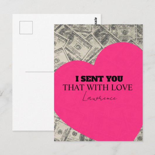 Gevangenis Lange Afstand Schattig Warenhuis Hart Briefkaart (Voorkant / Achterkant)