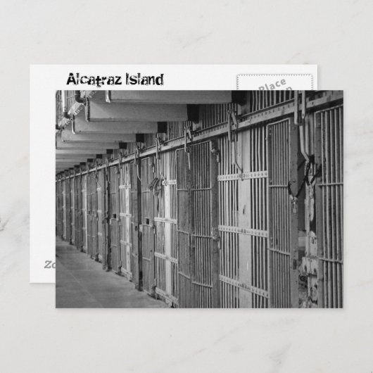 Gevangenis Lockdown Briefkaart (Voorkant / Achterkant)