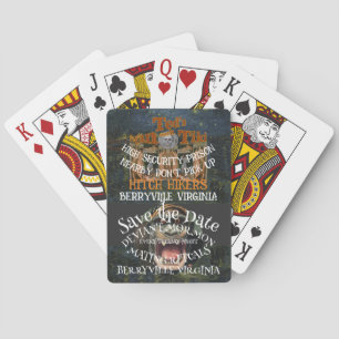 GEVANGENIS MET HOGE VEILIGHEID Dichtbij NIET MEERH Pokerkaarten