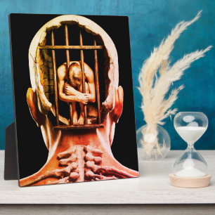 Gevangenis van de Geest – Surrealistische Conceptu Fotoplaat