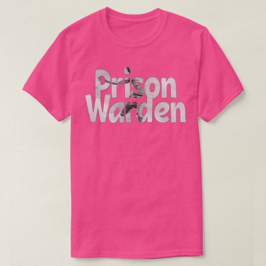 Gevangenis Warden T-shirt (Design voorkant)