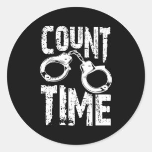 Gevangenisbewaarder, gevangenisbewaarder ronde sticker