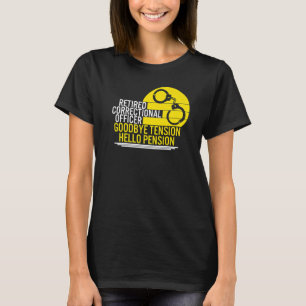 Gevangenisbewaarder Tot ziens Spanning Hallo Pensi T-shirt