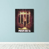 Gevangenisbreek - Gewikkeld Canvas (Insitu (Houten vloer))