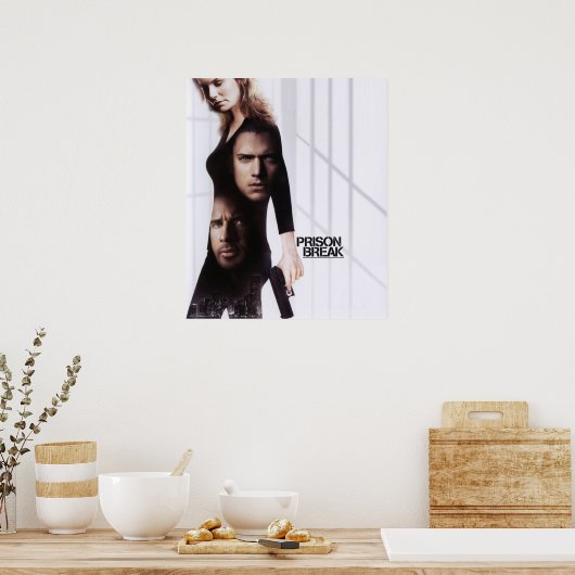 Gevangenisbreektekens Poster (Keuken)