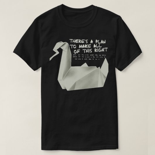 Gevangenisbreuk origami t-shirt (Design voorkant)