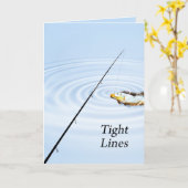 Gevangeniscard voor een visser kaart (Gele Bloem)