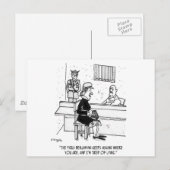GevangenisCartoon 9493 Briefkaart (Voorkant / Achterkant)