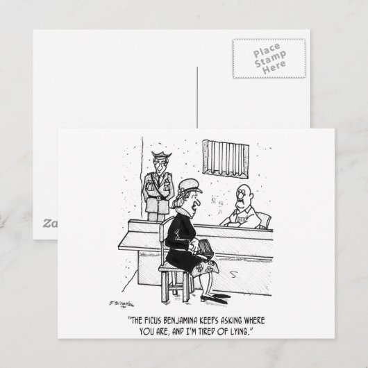 GevangenisCartoon 9493 Briefkaart (Voorkant / Achterkant)