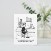 GevangenisCartoon 9493 Briefkaart (Staand voorkant)