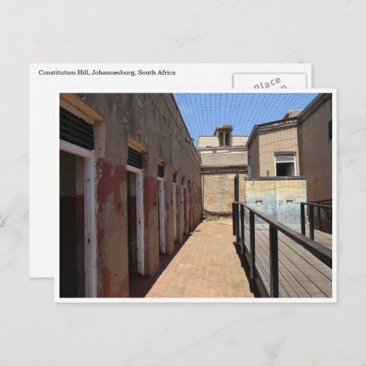 gevangeniscellen briefkaart (Voorkant / Achterkant)