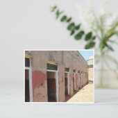 gevangeniscellen van mandela briefkaart (Staand voorkant)