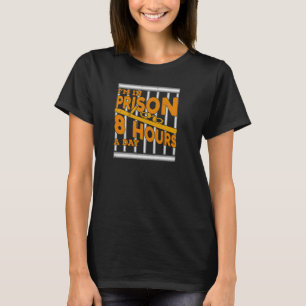 Gevangenisgevangenbewaarder voor een Kantoor van d T-shirt